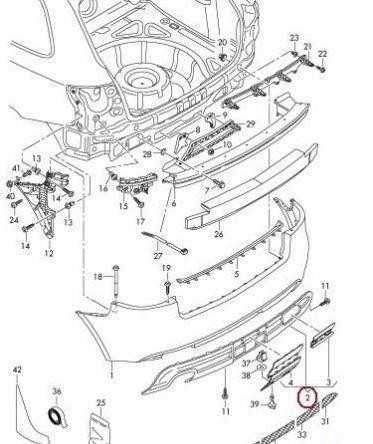VAG Naujas OEM Audi A3 Galinis Bamperio Difuzorius Apdaila Dviguba Vamzdžio Pilka S Linija 8P0807434F1RR