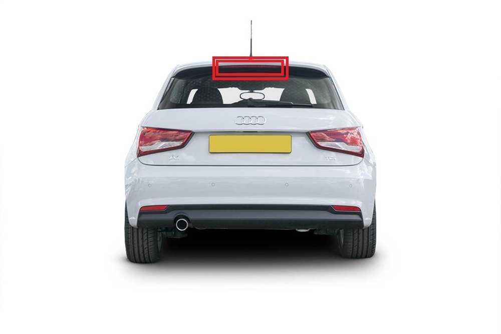 VAG NAUJAS ORIGINALUS AUDI A1 8X1 8XA 2011-2016 GALINIS TREČIASIS STABDŽIŲ ŠVIESOS ŽIBINTAS 8X0945097