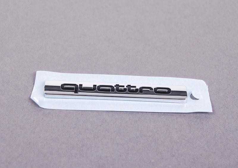 VAG NAUJAS ORIGINALUS AUDI A3 04-13 A4 05-16 A5 10-16 GALINIS QUATTRO EMBLEMA ŽENKLAS CHROMAS