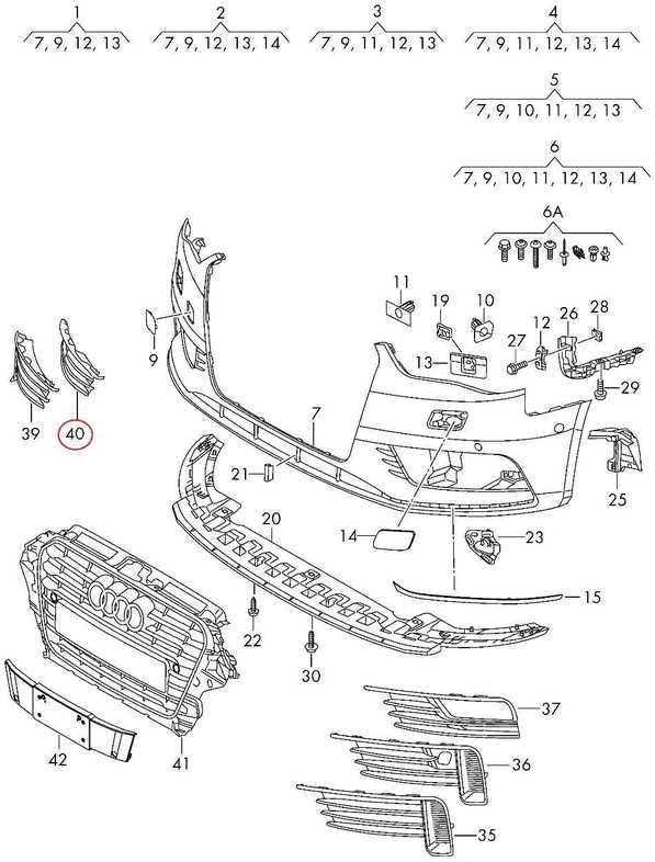 VAG Naujas originalus AUDI A3 8V priekinis dešinysis apatinis buferio groteles 8V5807682A9B9 OEM