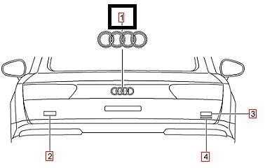 VAG Naujas originalus AUDI A3 galinės bagažinės AUDI ženklelis emblema 8V7853742 2ZZ OEM