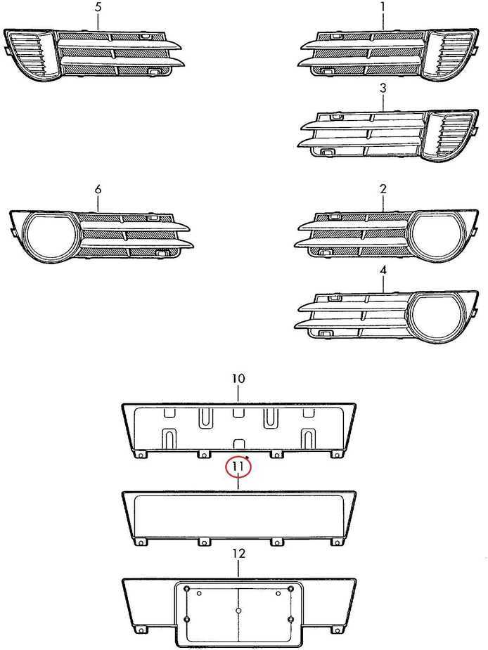 VAG NAUJAS ORIGINALUS AUDI A3 PRIEKINIS BUFERIS NUMERIO PLOKŠTĖS PAGRINDAS 8P4807285G 1QP