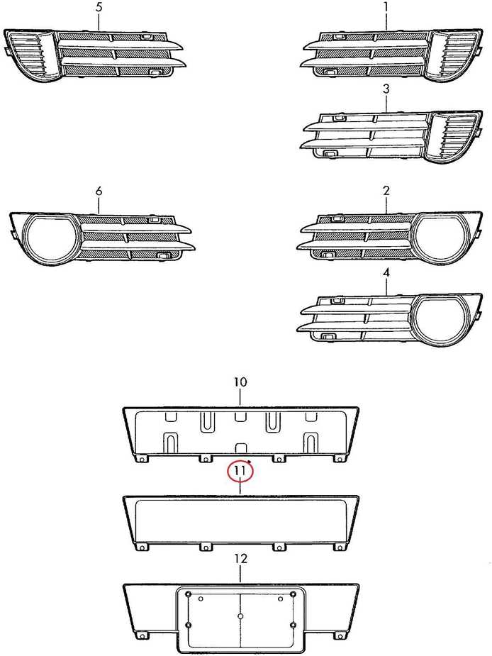 VAG NAUJAS ORIGINALUS AUDI A3 PRIEKINIS BUFERIS NUMERIO PLOKŠTĖS PAGRINDAS 8P4807285G 1QP
