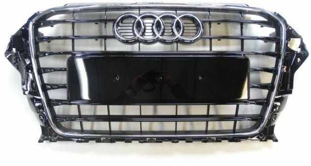 VAG Naujas originalus AUDI A3/S3 (2013-2017) priekinis bamperio radiatoriaus groteles 8V3853651T94 OEM