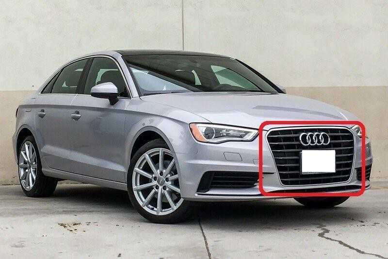 VAG Naujas originalus AUDI A3/S3 (2013-2017) priekinis bamperio radiatoriaus groteles 8V3853651T94 OEM