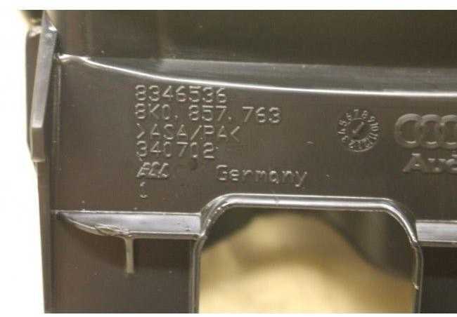 VAG Naujas originalus AUDI A4 A5 A6 A7 sėdynės viršutinės tvirtinimo dangtelis juodas 8K08577634PK OEM