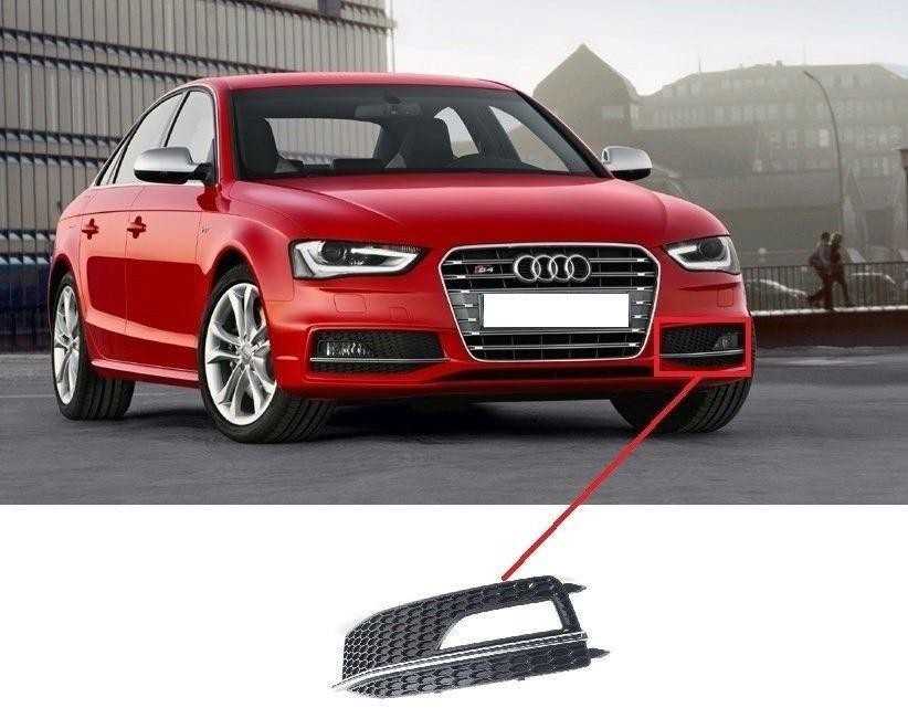 VAG Naujas originalus AUDI A4 S LINE apatinis buferio grotelių rūko žibinto apdaila kairė 8K0807681N01C