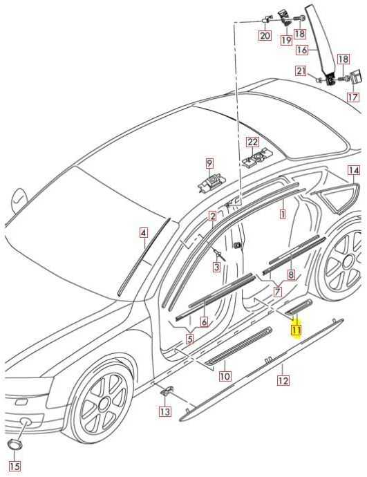 VAG Naujas originalus AUDI A5/S5 S Line galinės dešinės durų įėjimo slenkstis 8T8853376B01C OEM