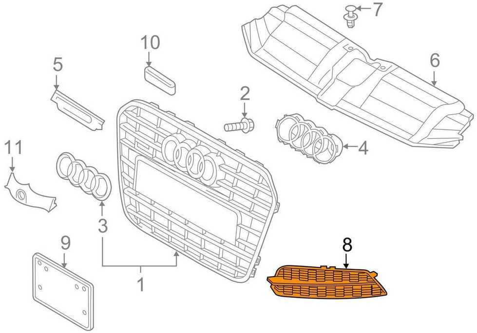 VAG NAUJAS ORIGINALUS AUDI A6 15-18 S-LINE PRIEKINIS BAMPERIS APATINIS K/S KAIRĖS PUSĖS ORA VENTILIACIJOS GROTELĖS