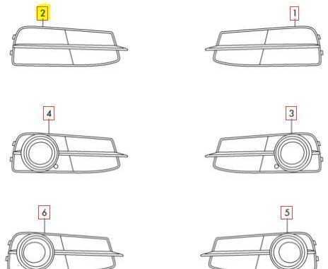 VAG Naujas originalus Audi A6 Allroad priekinis bamperis dešinysis oro kanalo groteles 4G0807682N9B9 OEM