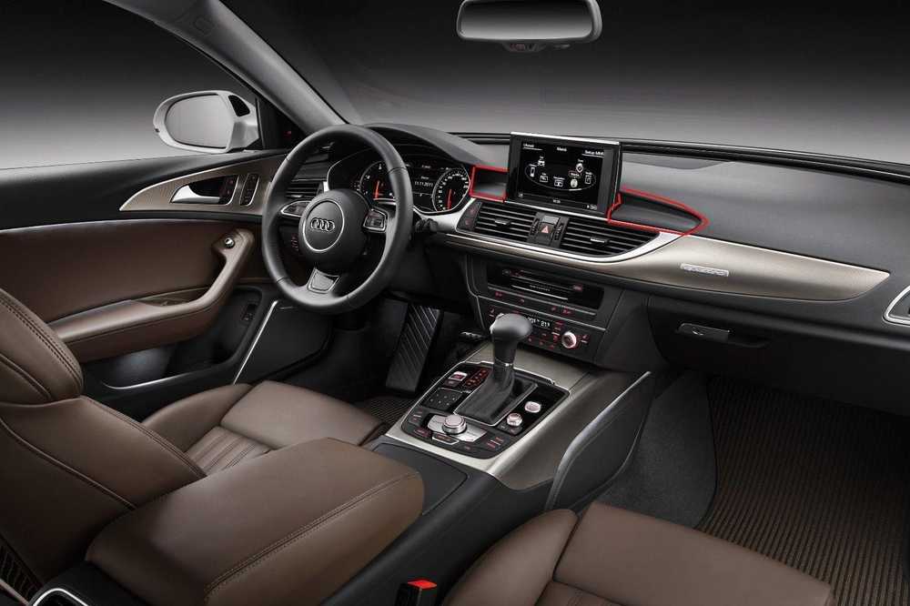 VAG Naujas originalus AUDI A6/S6 A7 LHD interjero prietaisų skydelio apdaila Soul Juodas 4G18573046PS