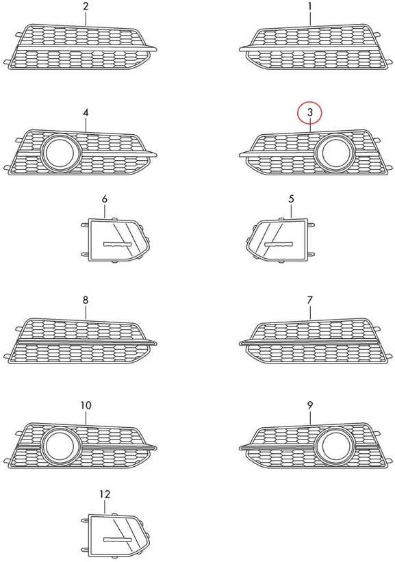 VAG Naujas originalus AUDI A6 S6 Avant Quattro priekinis kairysis oro kanalo groteles 4G0807647CBMT