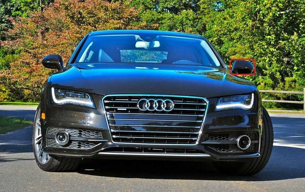 VAG Naujas originalus Audi A7 S7 RS7 C7 12-17 kairysis veidrodžio dangtelis paruoštas dažymui 4G8857527BGRU OEM
