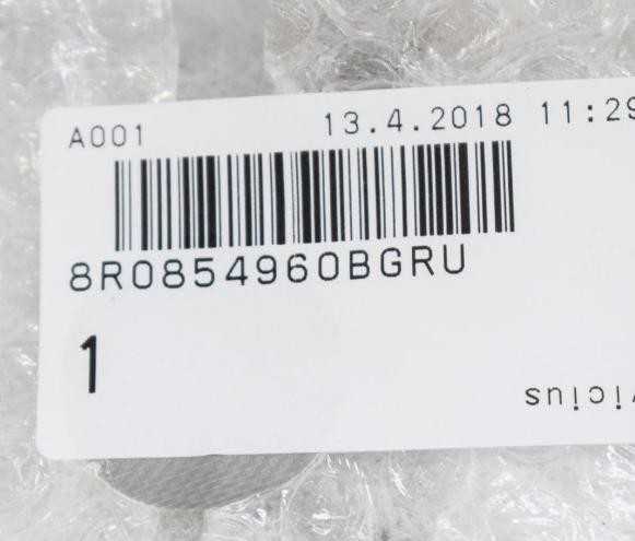 VAG Naujas originalus Audi Q5 09-16 S-Line priekinis kairysis sparno apdailos elementas, paruoštas dažymui 8R0854959BGRU