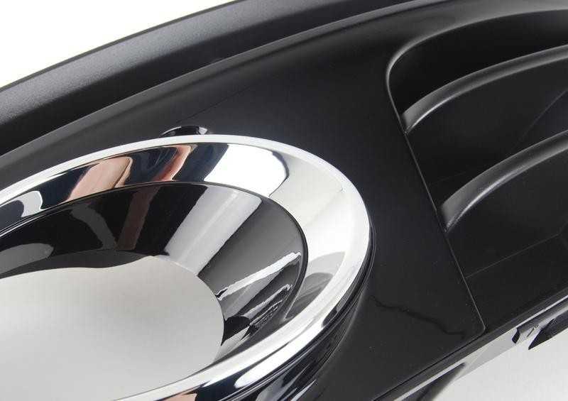 VAG Naujas originalus Audi Q5 13-16 priekinis bamperis rūko žibinto groteles kairėje juodos spalvos 8R0807681MBJI