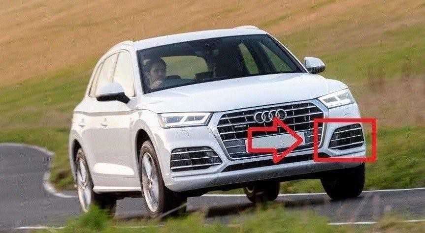 VAG NAUJAS ORIGINALUS AUDI Q5 2017 K/S KAIRĖS PUSĖS ORAĮKIO GIDAS GROTELĖ 80A807679D RU6