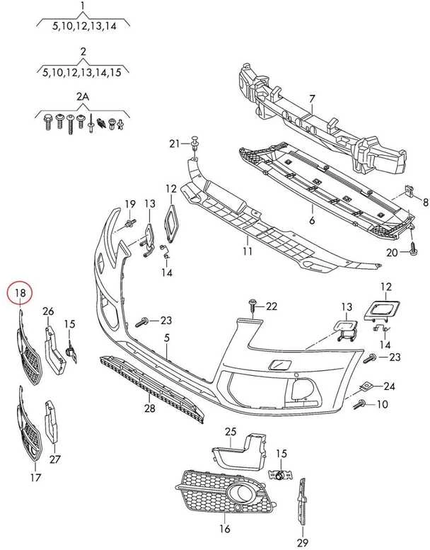 VAG Naujas originalus AUDI Q5 priekinis dešinysis oro gido groteles satino juodos spalvos 8R0807682AABFM OEM