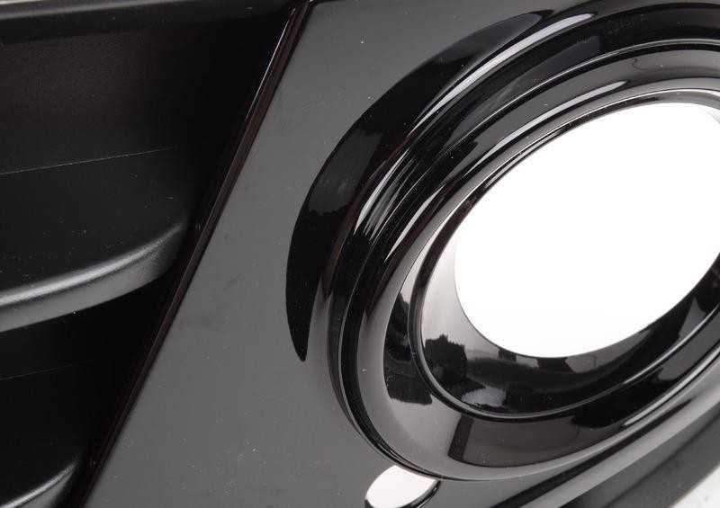 VAG Naujas originalus Audi Q5 priekinis bamperis rūko žibinto groteles kairėje juodas 8R0807681MBMT