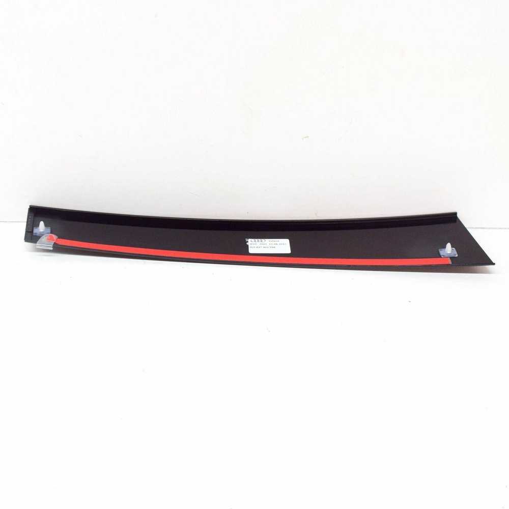 VAG NAUJAS ORIGINALUS AUDI Q7 07-16 DEŠINIS PRIEKINIS DURŲ B-STULPAS APDALE GLOSS Juodas