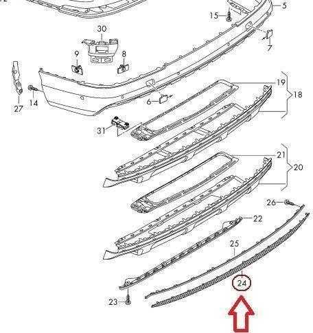 VAG NAUJAS ORIGINALUS AUDI Q7 16-17 GALINIS S LINE BAMPEKIO DIFUZORIAUS ĮDĖKLAS 4M0807834