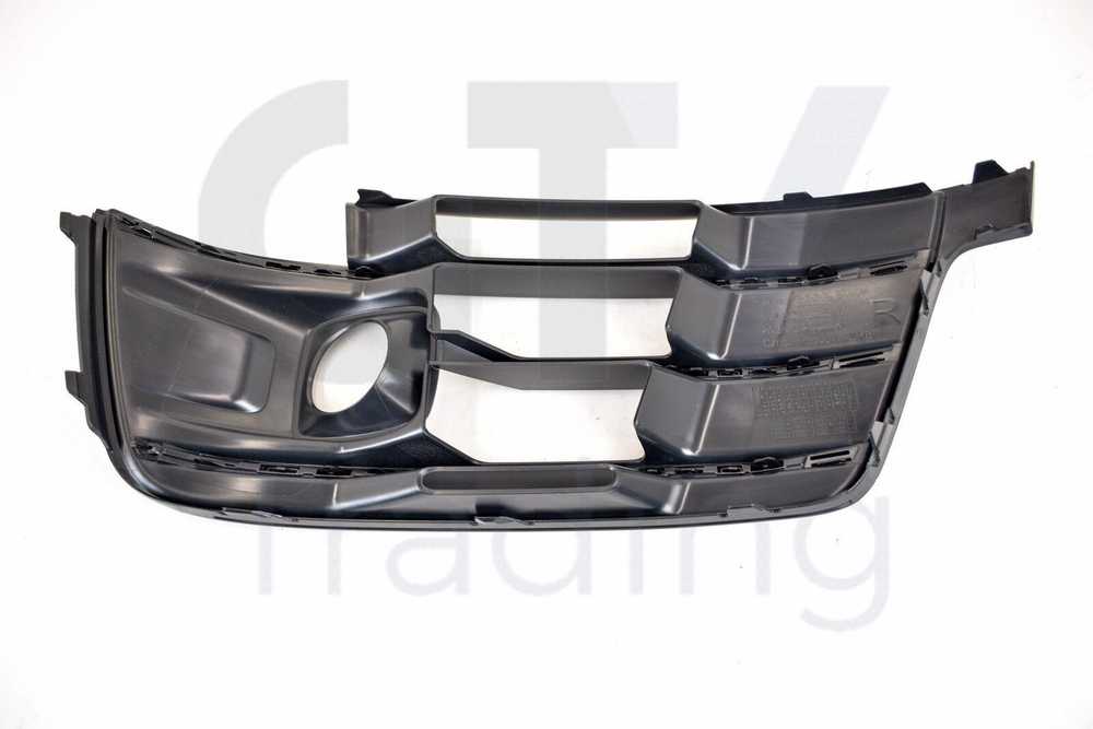VAG NAUJAS ORIGINALUS AUDI Q7 PRIEKINIS BUFERIS DEŠINIS O/S APATINIS ORA GIDAS GROTELĖ 4M0807682EGXE