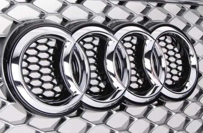 VAG Naujas originalus Audi RS5 priekinis bamperio centrinis groteles aliuminis matinė 8T0853651JMOJ OEM