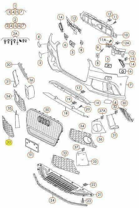 VAG Naujas originalus Audi RS6 priekinis dešinysis blizgus juodas oro kanalo groteles 4G0807682ST94 OEM