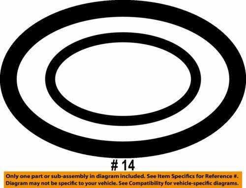 VAG Naujas originalus Audi sandarinis žiedas 1H0121687A / 1H0-121-687-A OEM