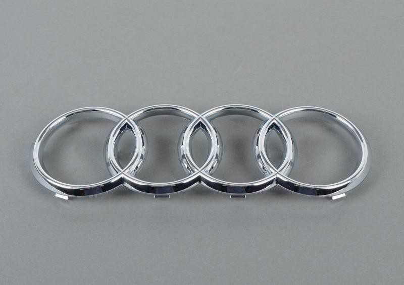 VAG NAUJAS ORIGINALUS AUDI TT 11-14 RS3 11-13 PRIEKINIS GROTELĖS AUDI EMBLEMA CHROMAS 8J0853605