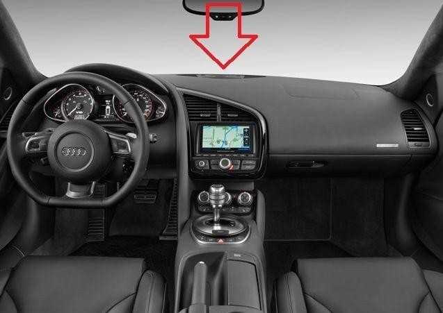 VAG Naujas originalus AUDI TT/TTS/TTRS R8 priekinis prietaisų skydelio garsiakalbis centras 8J0035362 OEM