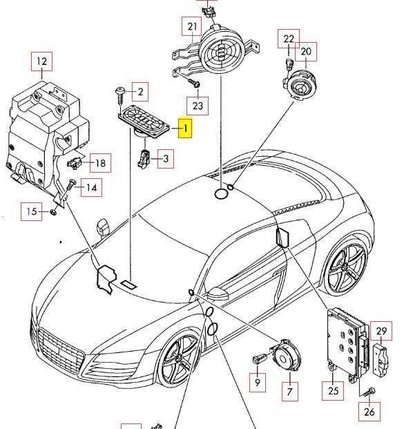 VAG Naujas originalus AUDI TT/TTS/TTRS R8 priekinis prietaisų skydelio garsiakalbis centras 8J0035362 OEM