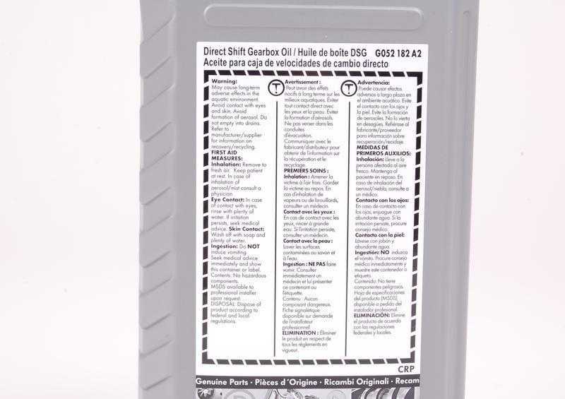 VAG NAUJAS ORIGINALUS AUDI VW SEAT SKODA DUAL CLUTCH PERDAVIMO SKUIDULYS DSG G052182A2