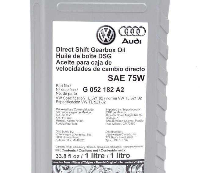 VAG NAUJAS ORIGINALUS AUDI VW SEAT SKODA DUAL CLUTCH PERDAVIMO SKUIDULYS DSG G052182A2