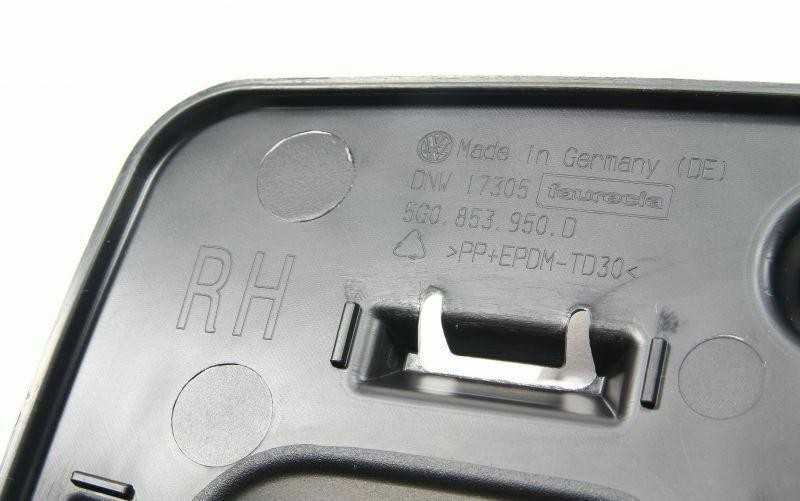 VAG Naujas originalus VOLKSWAGEN GOLF priekinis dešinysis grotelių uždarymo elementas 5G0853950D9B9 OEM
