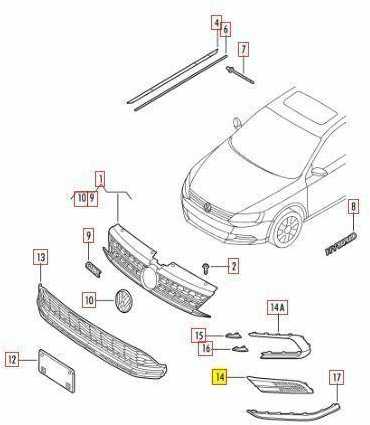 VAG NAUJAS ORIGINALUS VOLKSWAGEN JETTA A6 PRIEKINIS BAMPERIS APATINIS GROTELĖS SATINO Juodas DEŠINĖS PUSĖS