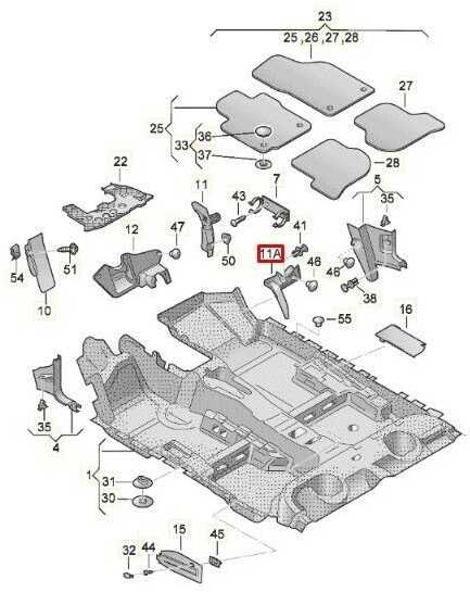 VAG NAUJAS ORIGINALUS VOLKSWAGEN SHARAN TIGUAN Juodas PĖDŲ POILSIS RHD 5N28647779B9