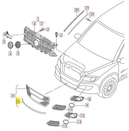 VAG Naujas originalus VOLKSWAGEN TIGUAN priekinis bamperis apatinis centrinis grotelių apdailos elementas 5N08531012ZZ