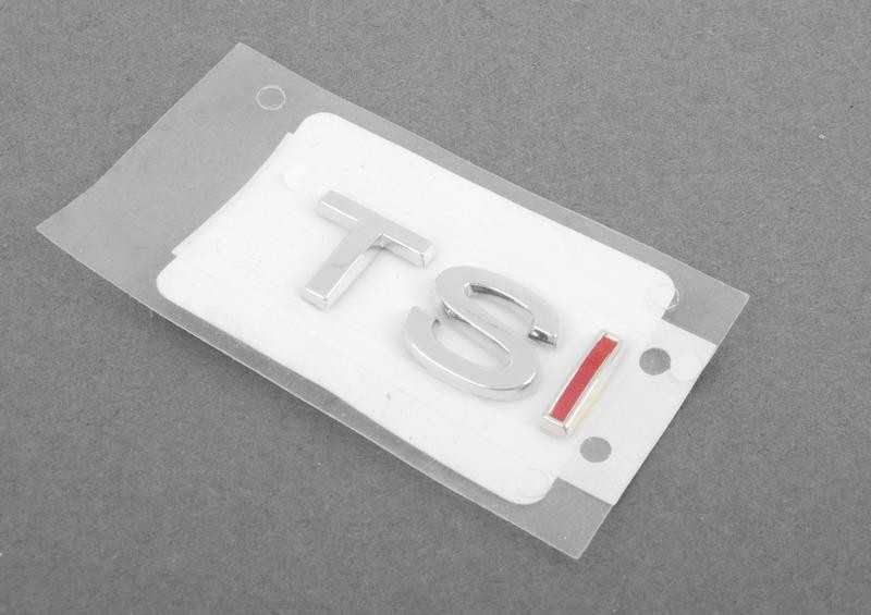 VAG Naujas originalus VW bagažinės dangčio chromuotas TSI užrašas emblema ženklelis 1K5853675JGQF OEM