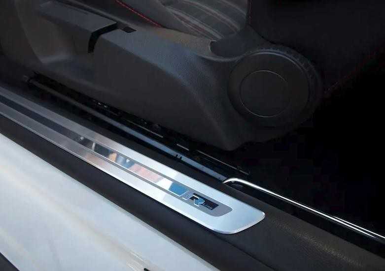 VAG Naujas originalus VW GOLF POLO priekinės durų R-Line slenksčio apdailos juostos 5K4853537CHM2 OEM