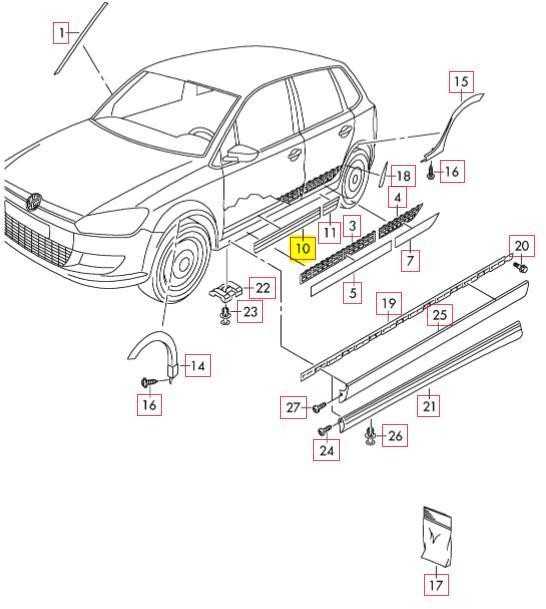 VAG Naujas originalus VW GOLF POLO priekinės durų R-Line slenksčio apdailos juostos 5K4853537CHM2 OEM