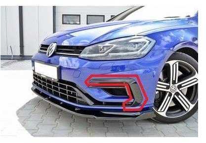 VAG Naujas originalus VW GOLF R Mk.7 priekinis bamperis N/S kairės grotelės apdaila 5G0853101F041 OEM