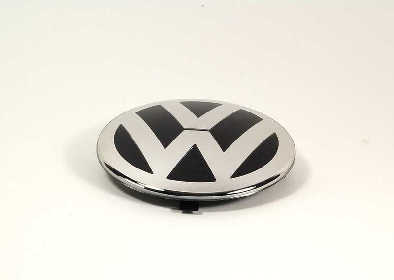 VAG Naujas originalus VW Passat Touareg juodas ir chromuotas VW emblema 3C0853601A JZA OEM