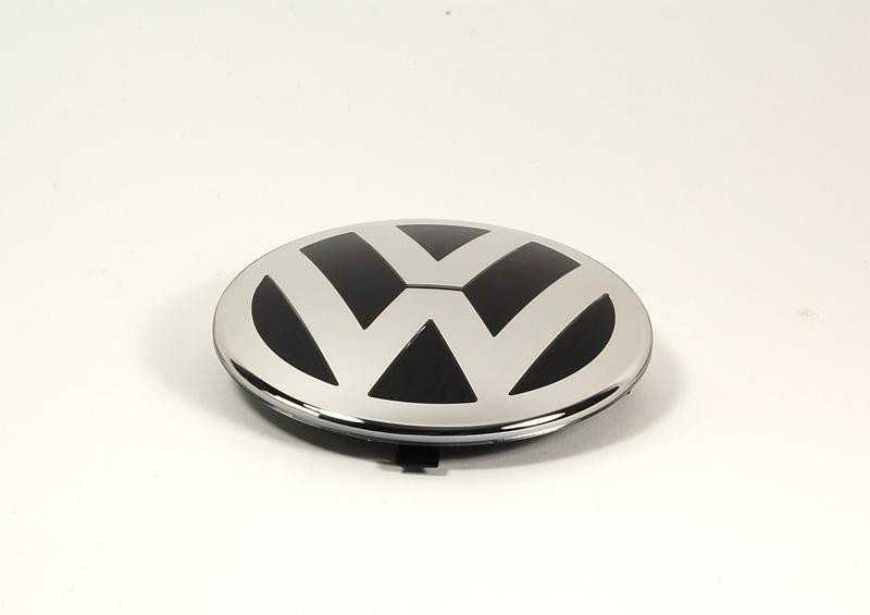 VAG Naujas originalus VW Passat Touareg juodas ir chromuotas VW emblema 3C0853601A JZA OEM