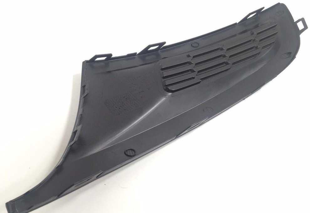 VAG NAUJAS ORIGINALUS VW POLO 10-14 PRIEKINIS BUFERIS DEŠINĖS PUSĖS GROTELIŲ APDAILA JUODA 6R0853666C 9B9