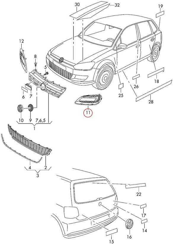 VAG NAUJAS ORIGINALUS VW POLO 10-14 PRIEKINIS BUFERIS KAIRĖS PUSĖS DIENOS ŠVIESOS APDAILA 6R0853665D 9B9