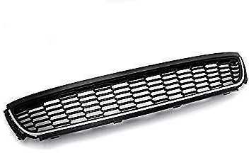 VAG NAUJAS ORIGINALUS VW POLO 2010-2014 PRIEKINIS BAMPERIS APATINIS GROTELĖ Juodas SU CHROMO APDAILAI
