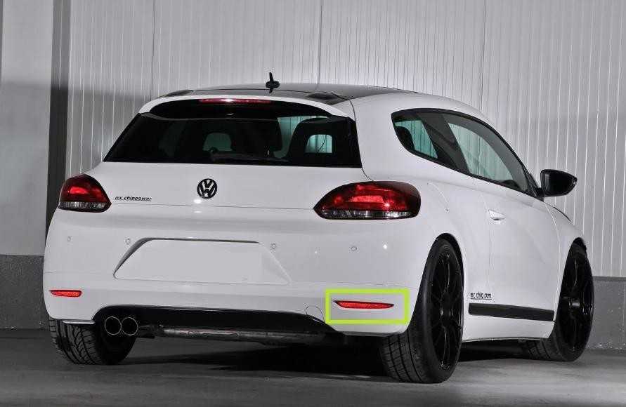 VAG NAUJAS ORIGINALUS VW SCIROCCO 09-14 GALINIS BUFERIS DEŠINIS ŠONINIS ATSPINDYS 1K8945106