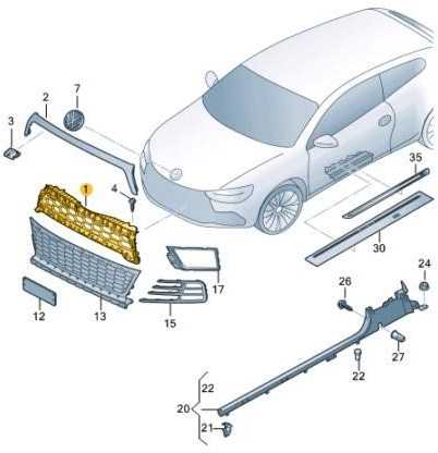 VAG NAUJAS ORIGINALUS VW SCIROCCO 2015-2017 PRIEKINIS BAMPERIS CENTRINIS VIRŠUTINIS GROTELĖ 1K8853653C 9B9