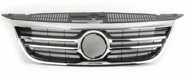 VAG Naujas originalus VW TIGUAN (08-11) priekinis bamperis chromuotas radiatoriaus grotelės 5N0853651C2ZZ