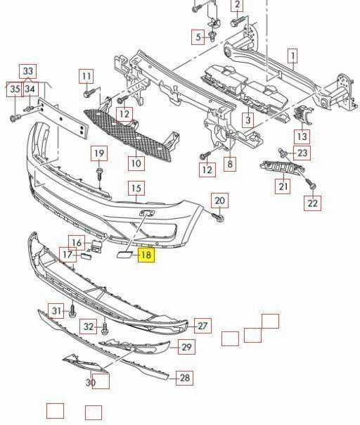 VAG Naujas originalus VW TOUAREG priekinis bamperis N/S kairės kabliuko akies dangtelis 7P6807367AGRU